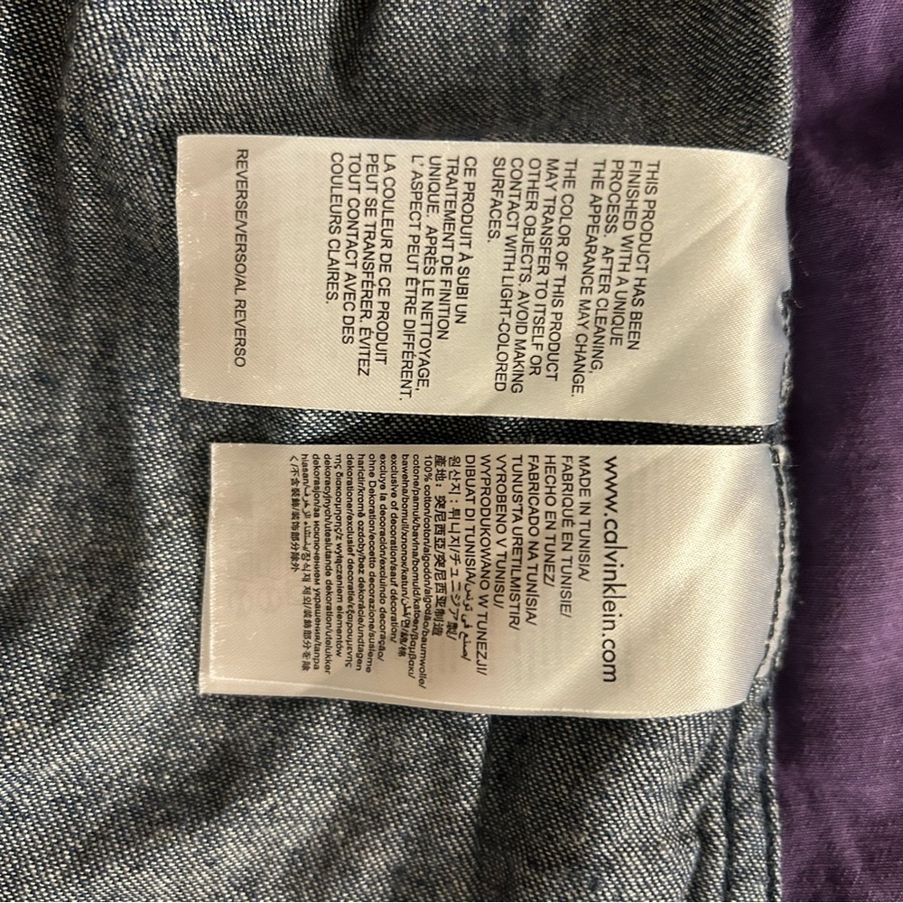 Calvin Klein women’s Jean shirt​ - Picture 15 of 15